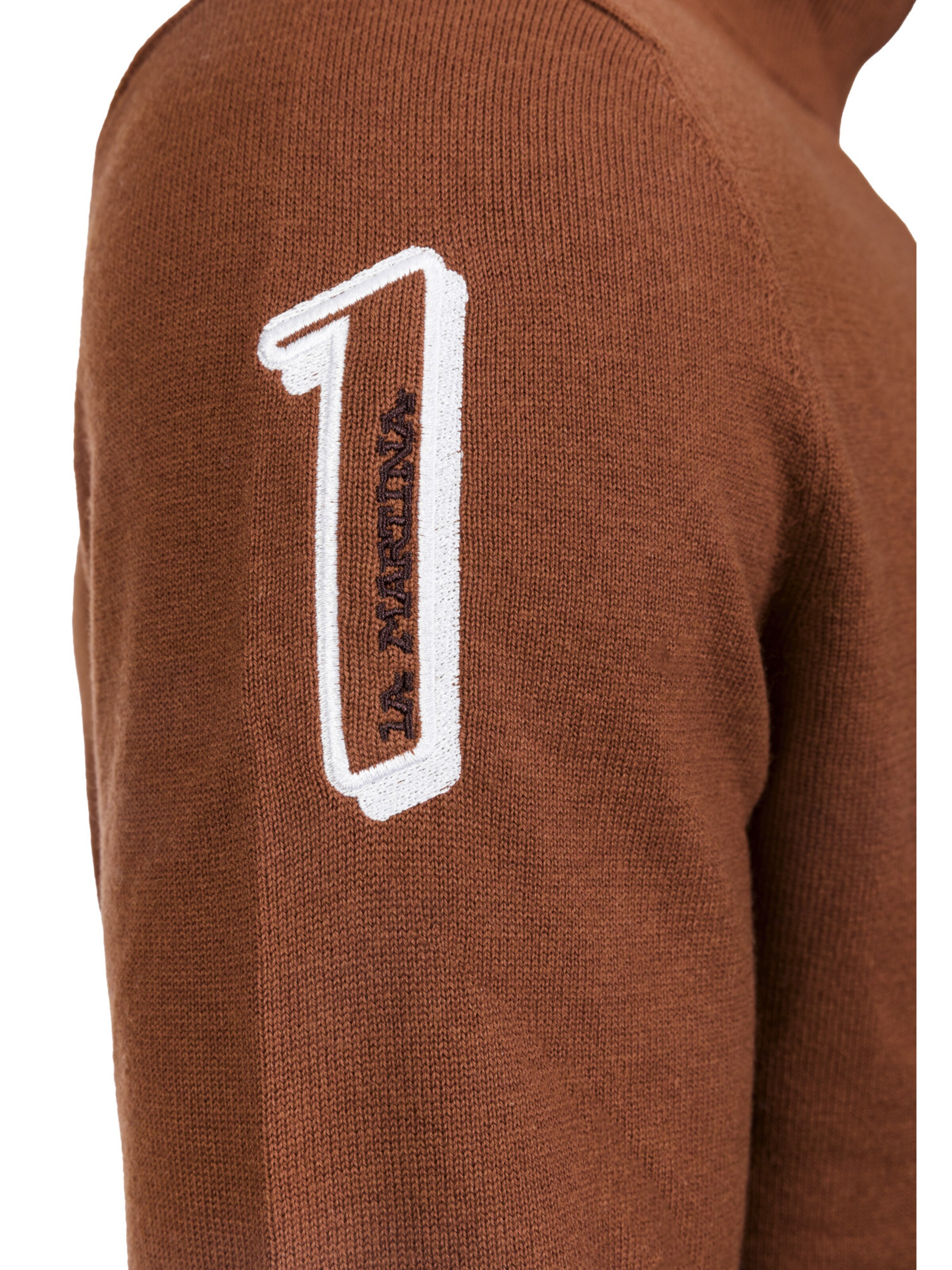 La Martina - Pullover 'MBS314' em laranja