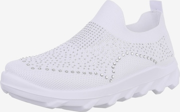 Ital-Design Slip-Ons in White: front