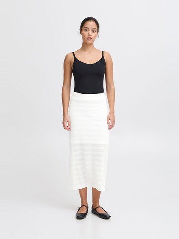 ICHI Skirt ' IXKNITTY ' in White