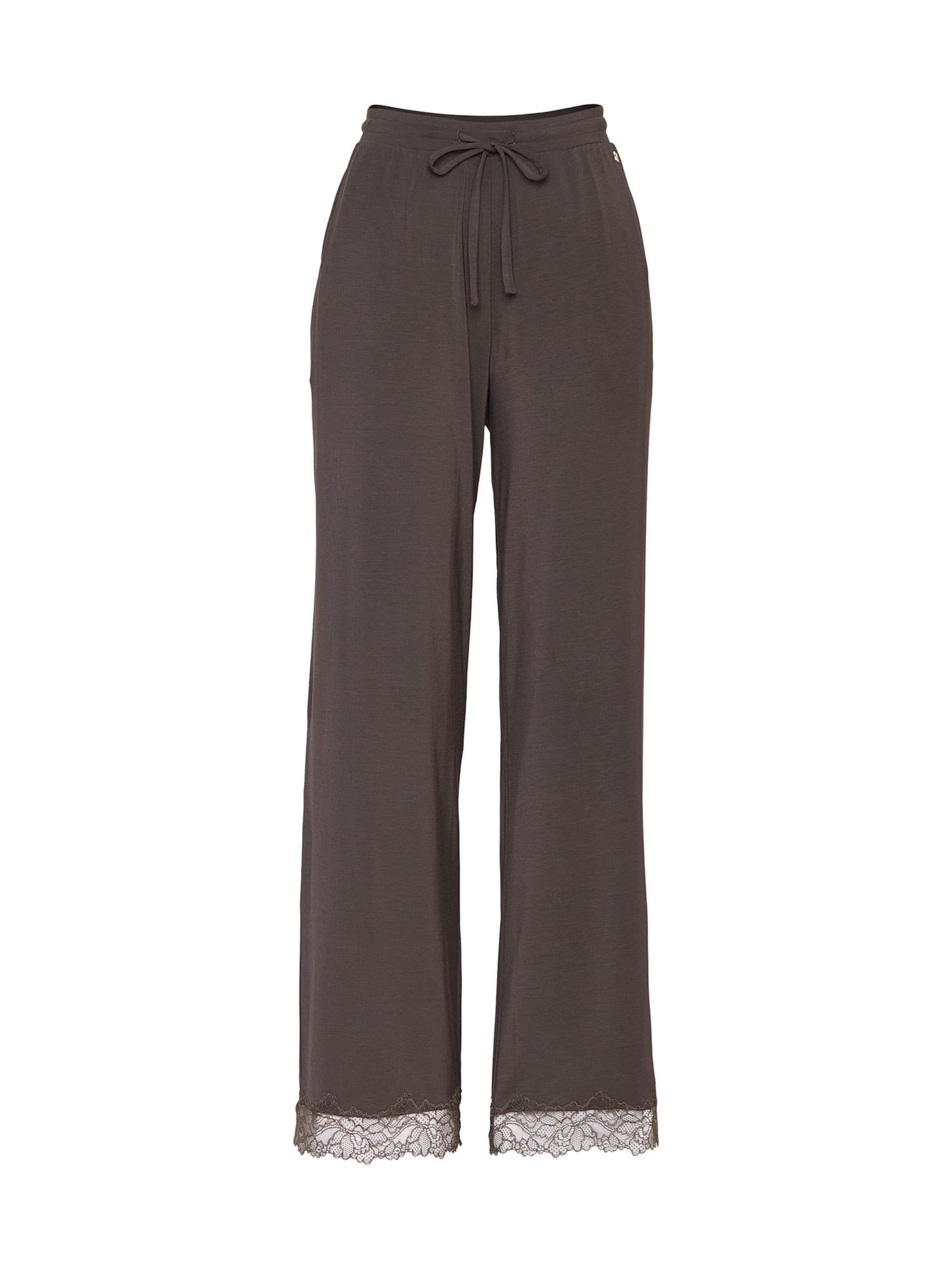 JOOP! Pyjamabroek ' Loungewear ' in Bruin: voorkant