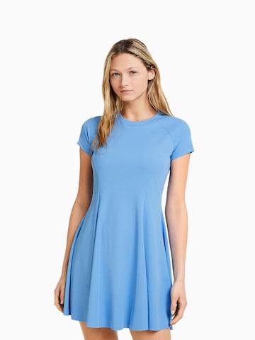 Bershka Obleka | modra barva: sprednja stran