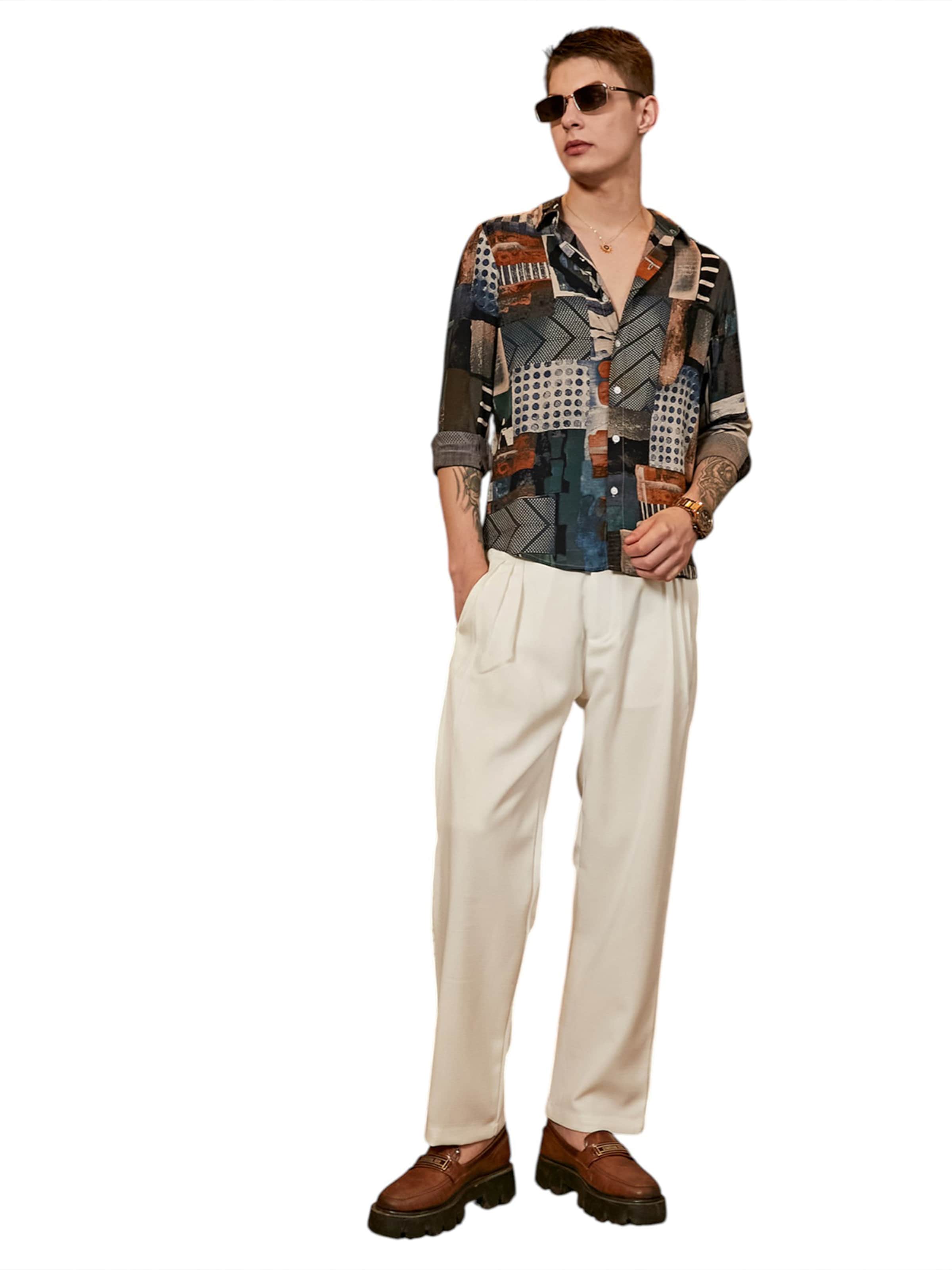 Regular fit Camicia 'Emmalyn' di Campus Sutra in nero