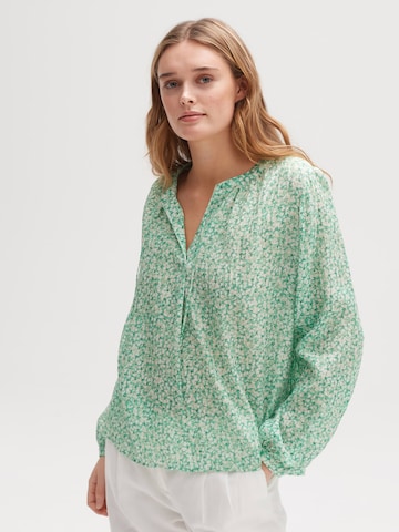 OPUS Blouse 'Faisy' in Groen: voorkant