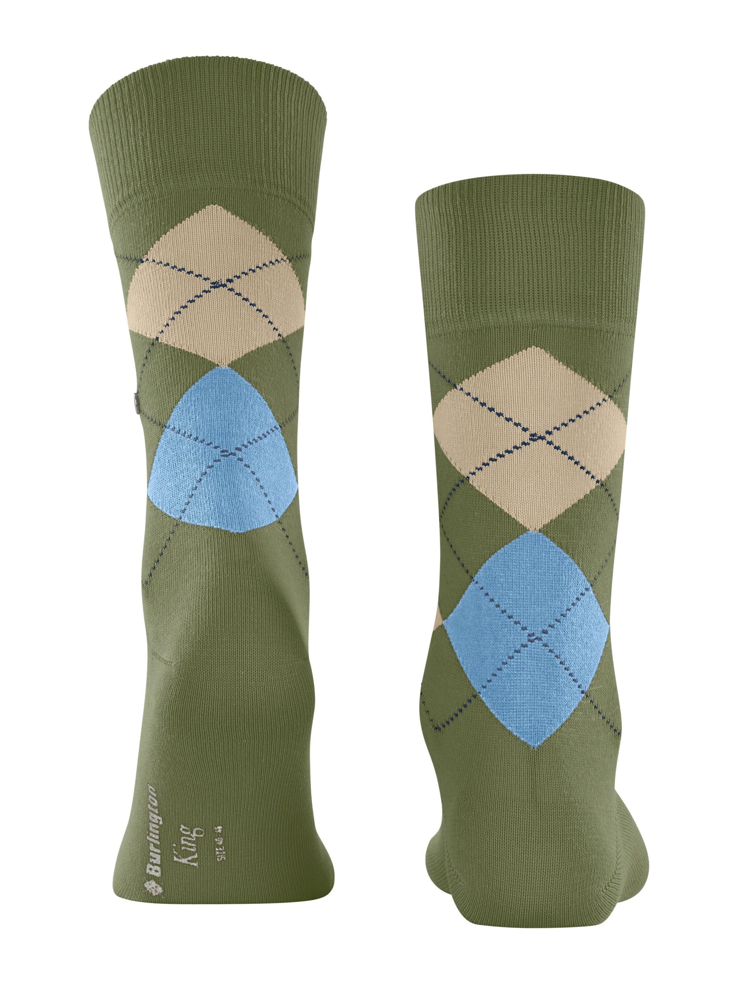 BURLINGTON Socks 'King' in Green