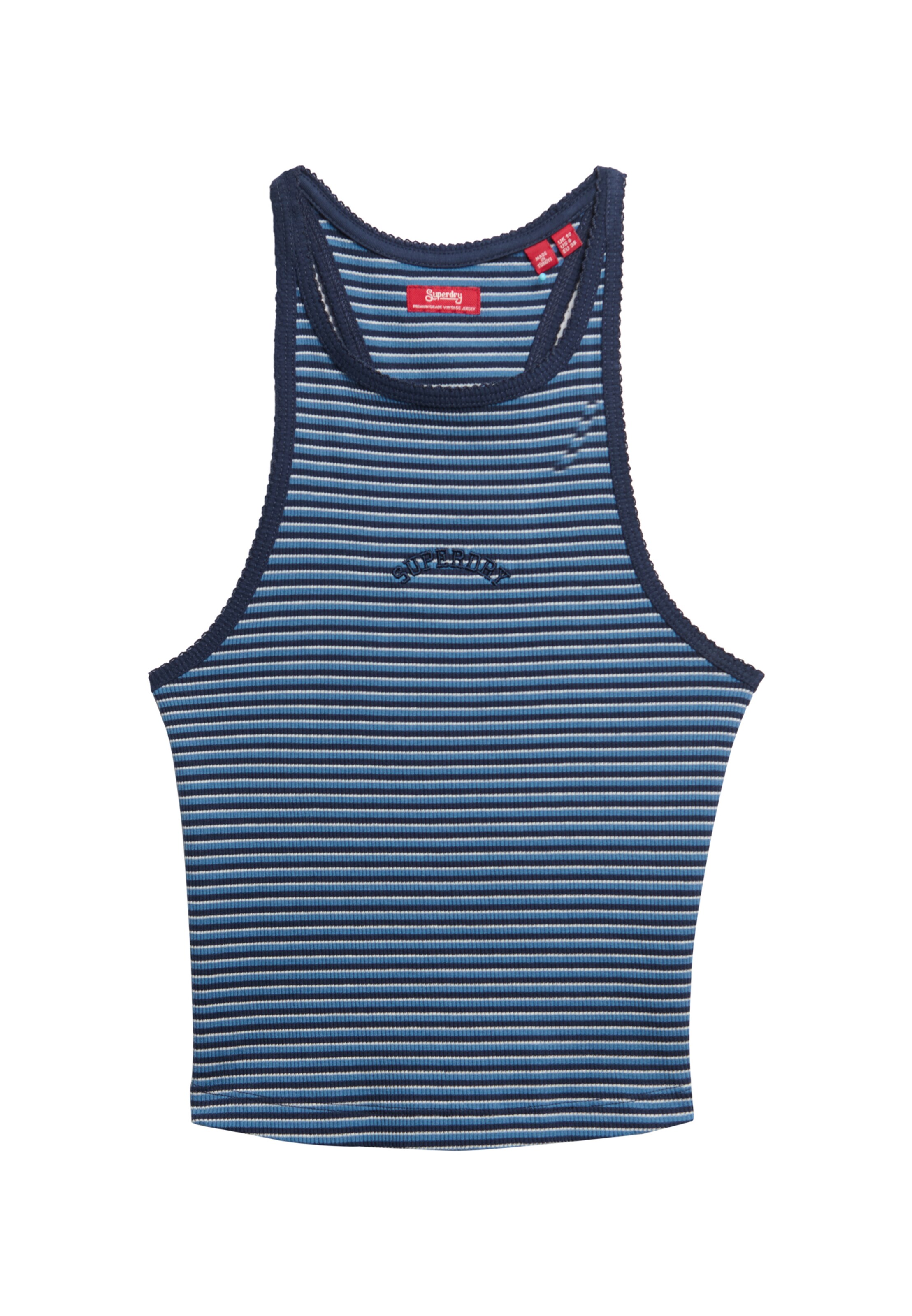 Superdry Top 'Essential' in Blue: front