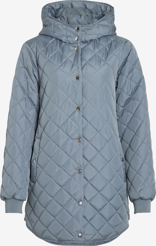 VILA Winter Coat in Blue: front