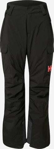 HELLY HANSEN Normální Outdoorové kalhoty – černá: přední strana