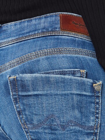 Coupe slim Jean 'Saturn' Pepe Jeans en bleu