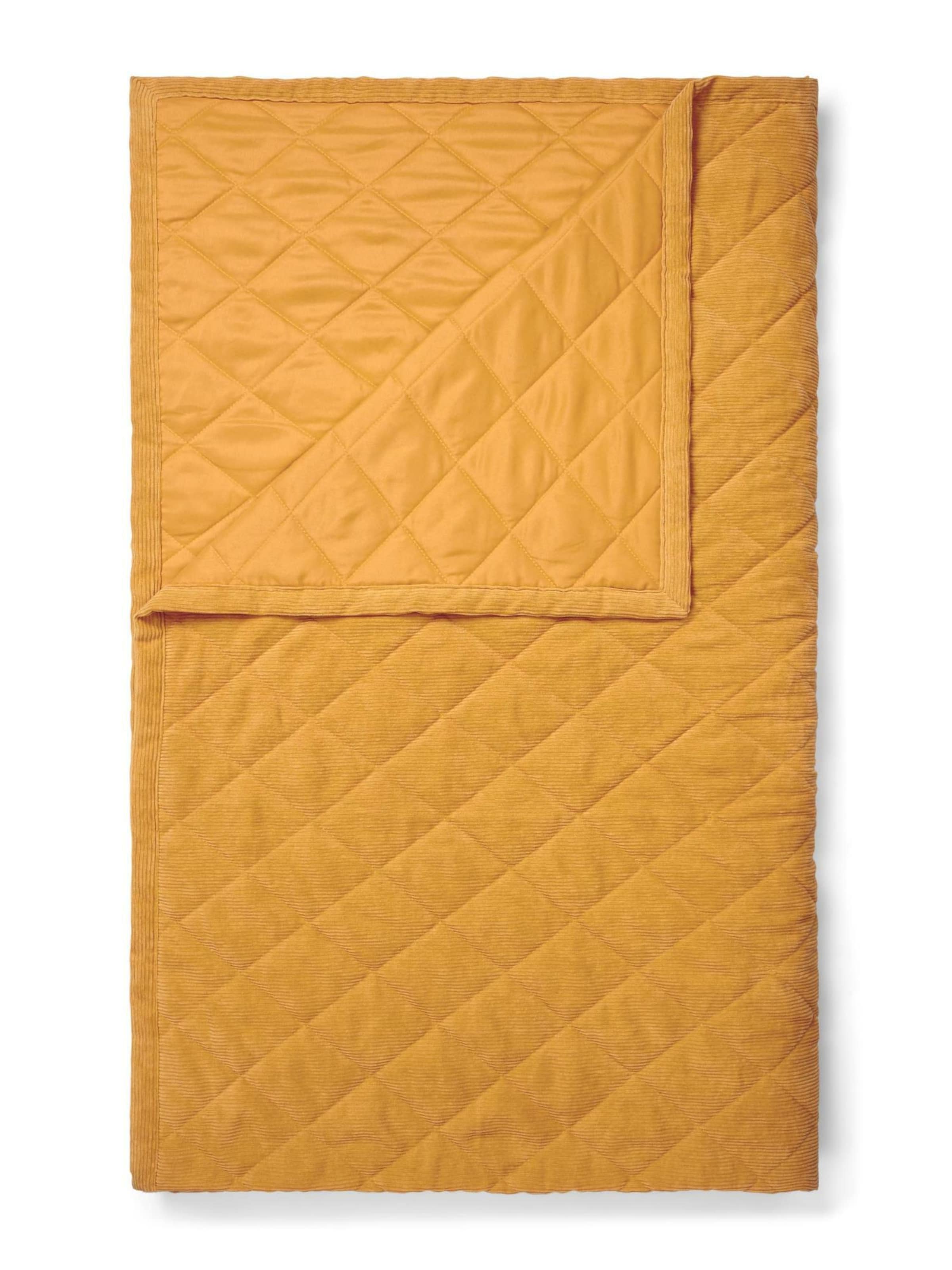ESSENZA Blankets 'Billie' in Yellow: front