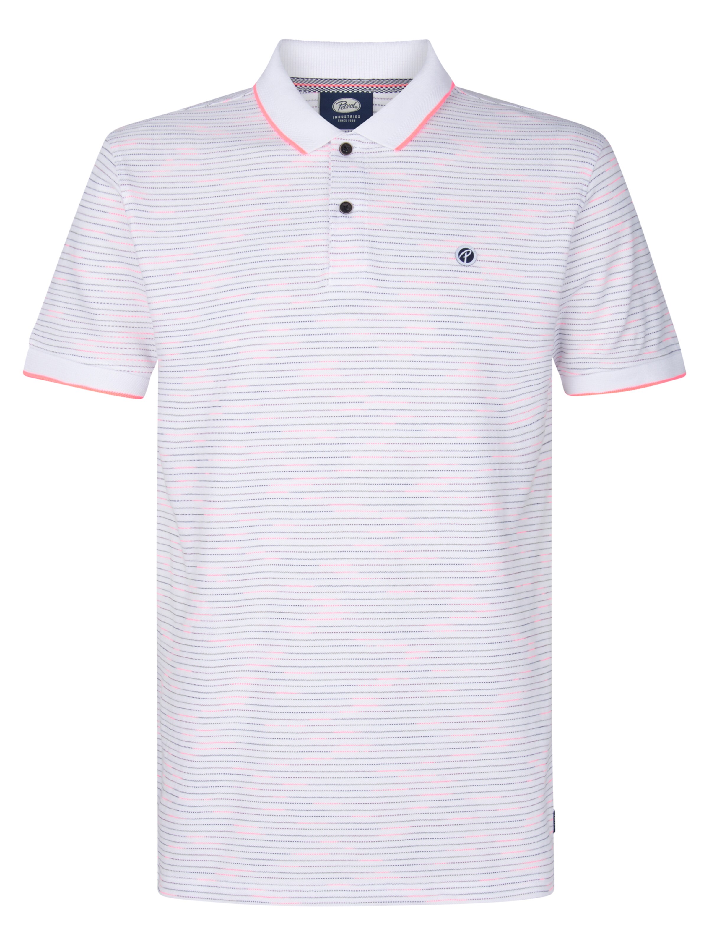 Petrol Industries Μπλουζάκι 'Drift' σε λευκό: μπροστά