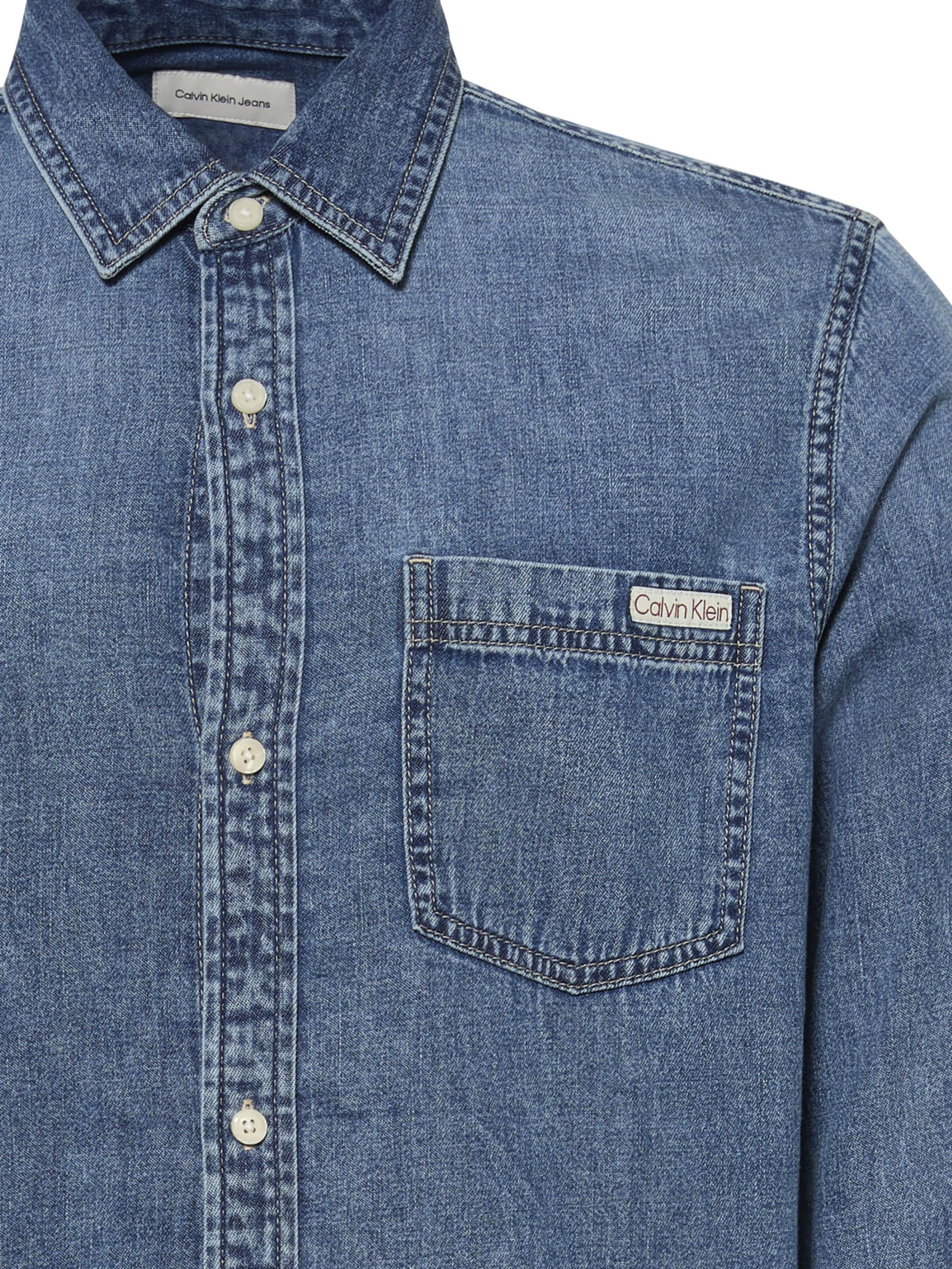 Calvin Klein Jeans - Ajuste regular Camisa en azul