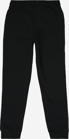 Effilé Pantalon de sport 'Essentials Linear Logo' ADIDAS SPORTSWEAR en noir