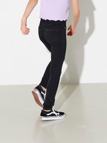 KIDS ONLY Slimfit Jeans 'Rain' in Zwart