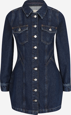 Robe-chemise River Island Petite en bleu : devant