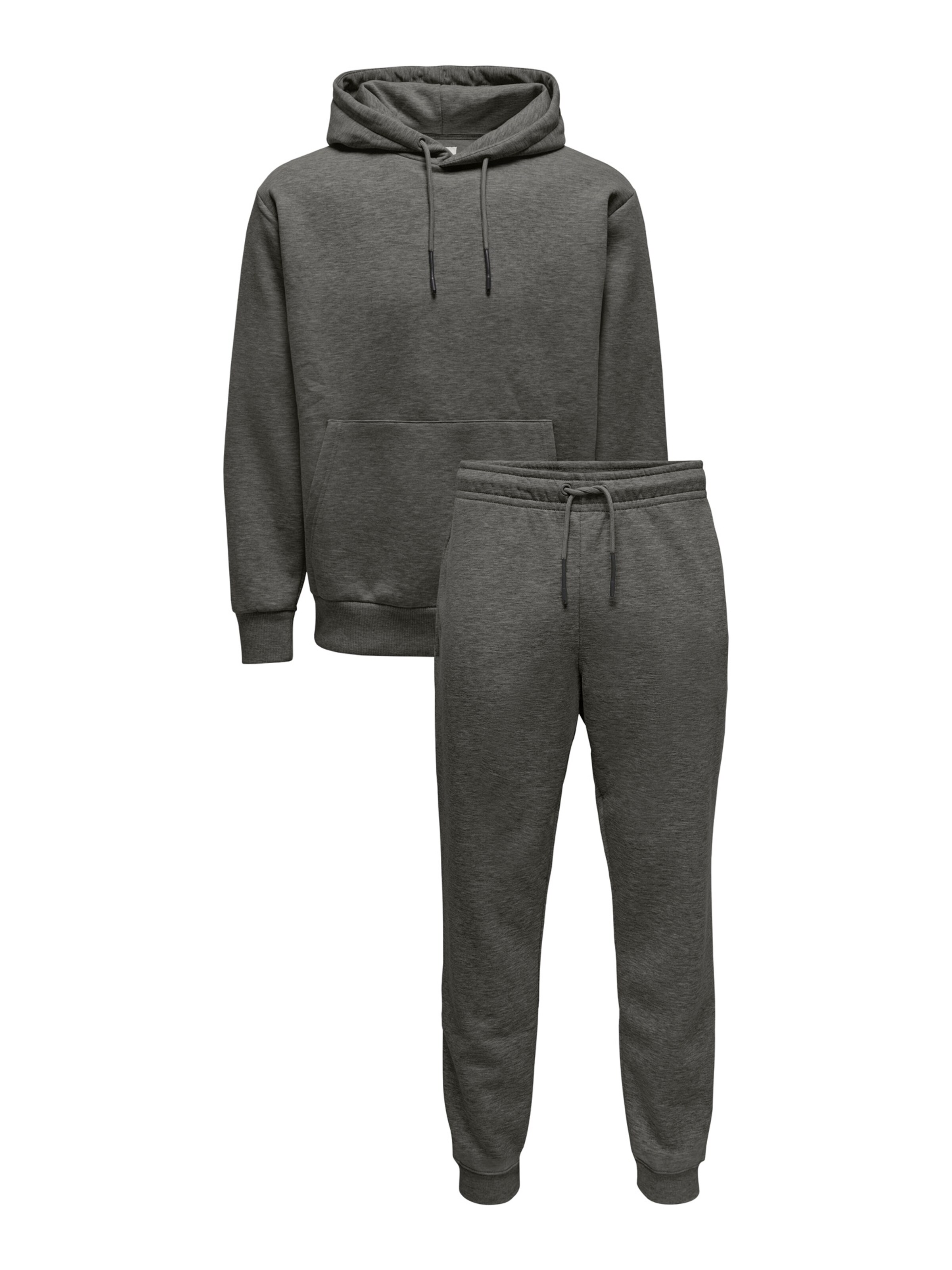 Only & Sons Jogginganzug 'ONSCERES' in XS in graphit, Produktansicht
