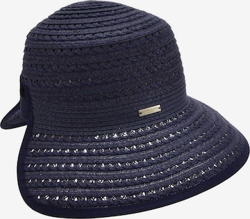 Seeberger Hat 'Cap' in Blue: front