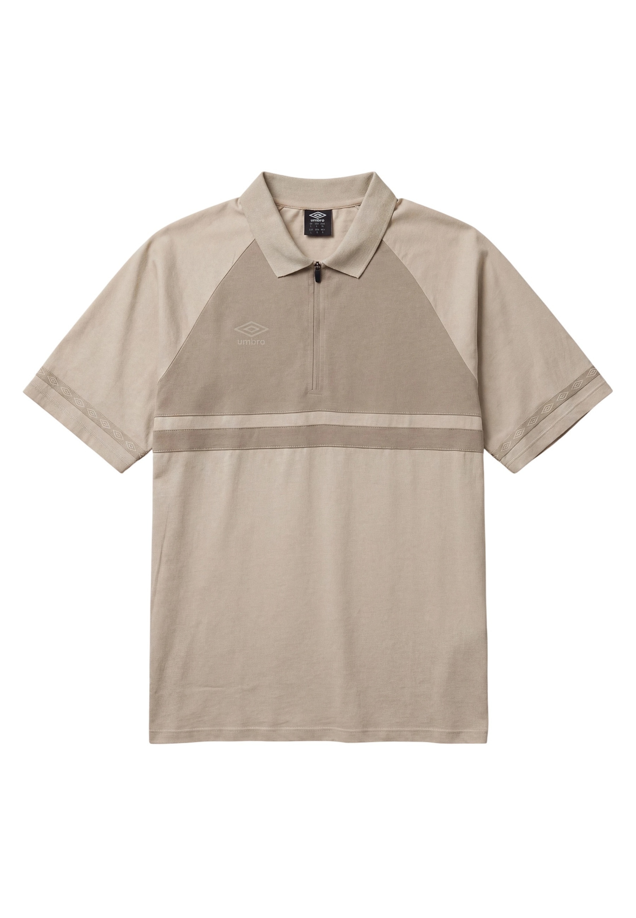 UMBRO Shirt 'Terrace' in Bruin: voorkant