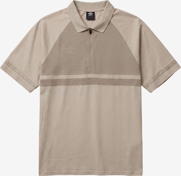UMBRO - Camisa 'Terrace' em castanho: frente