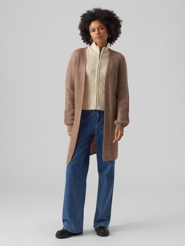VERO MODA Kardigán 'Mili' - Hnedá