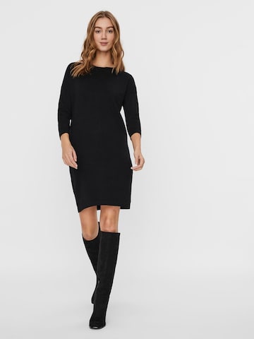 VERO MODA Knitted dress 'Glory Vipe Aura' in Black