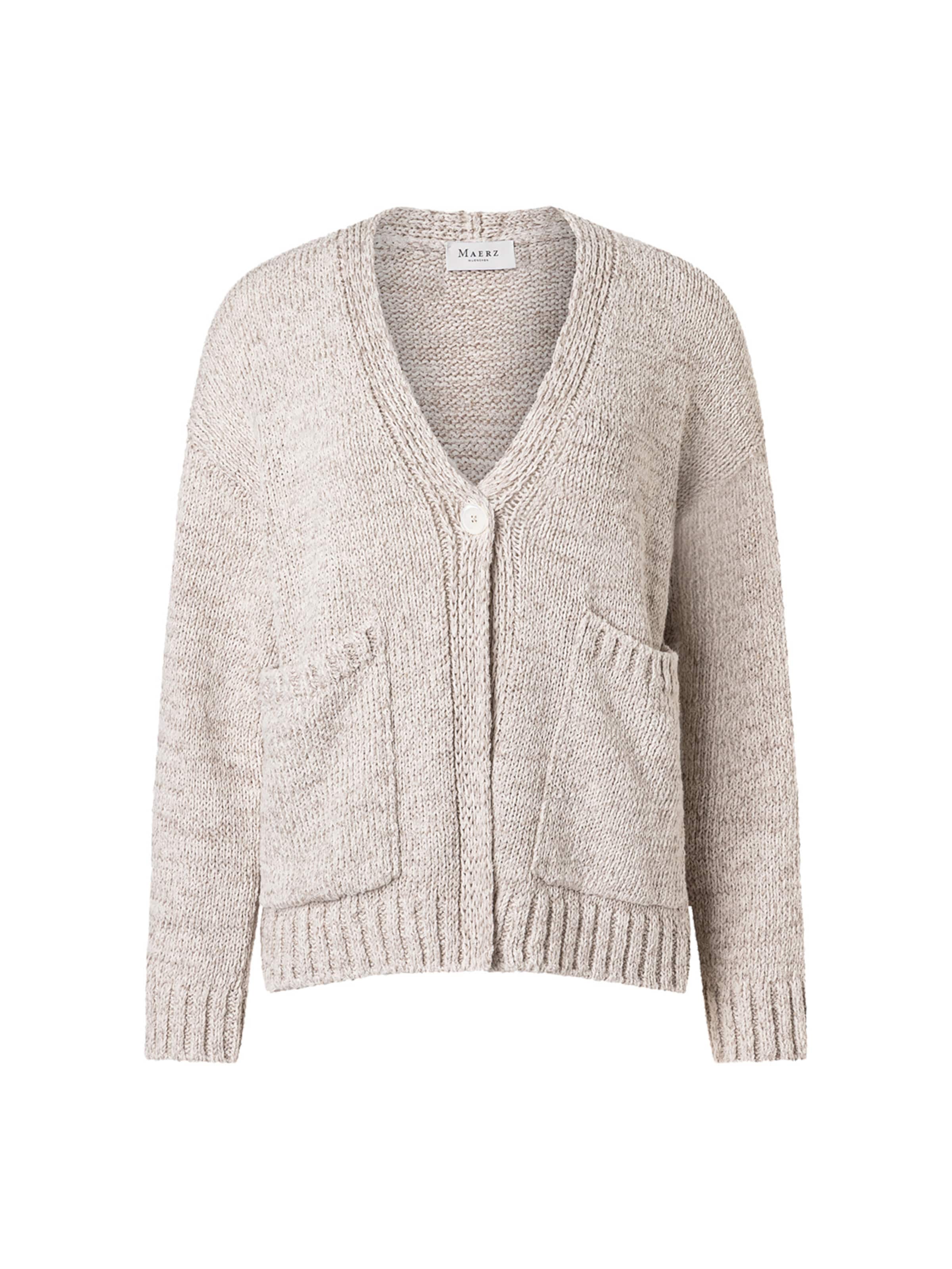 Cardigan MAERZ Muenchen en gris : devant