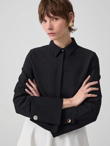 Body 'Wide Cuff Shirt Body' Touché Privé en noir