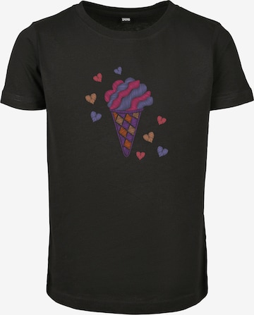 Mister Tee T-shirt 'Ice Cream' i svart: framsida