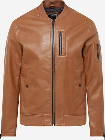 Veste mi-saison JACK & JONES en marron : devant