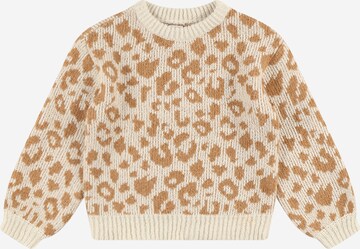 Vero Moda Girl Tröja 'ZELMA' i beige: framsida