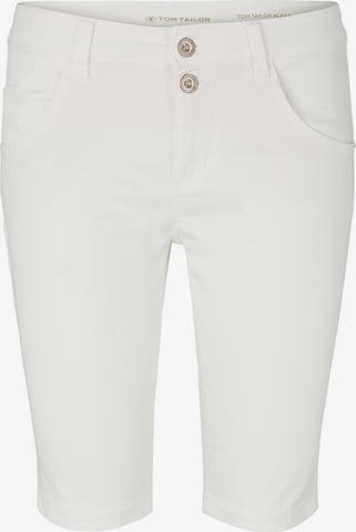 TOM TAILOR Slimfit Jeans 'Alexa' in Wit: voorkant
