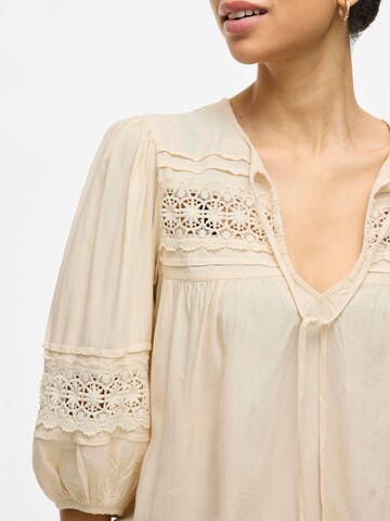 Chemisier 'SILJE' VILA en beige