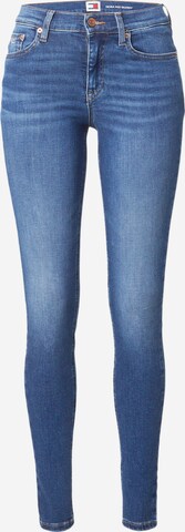 Tommy Jeans - Skinny Calças de ganga 'NORA MID RISE SKINNY' em azul: frente