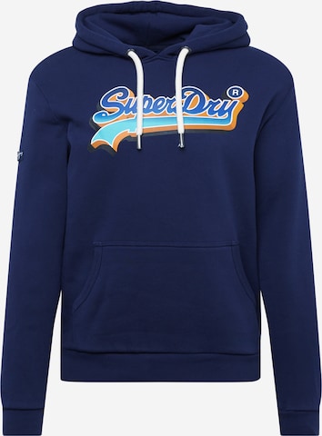 Superdry Tréning póló - kék: elől