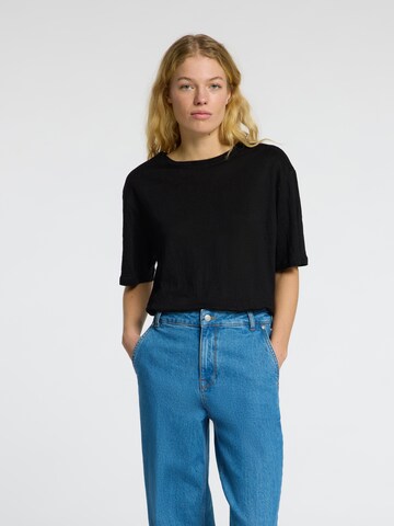 SELECTED FEMME Oversized tričko 'SLFVILJA' – černá: přední strana