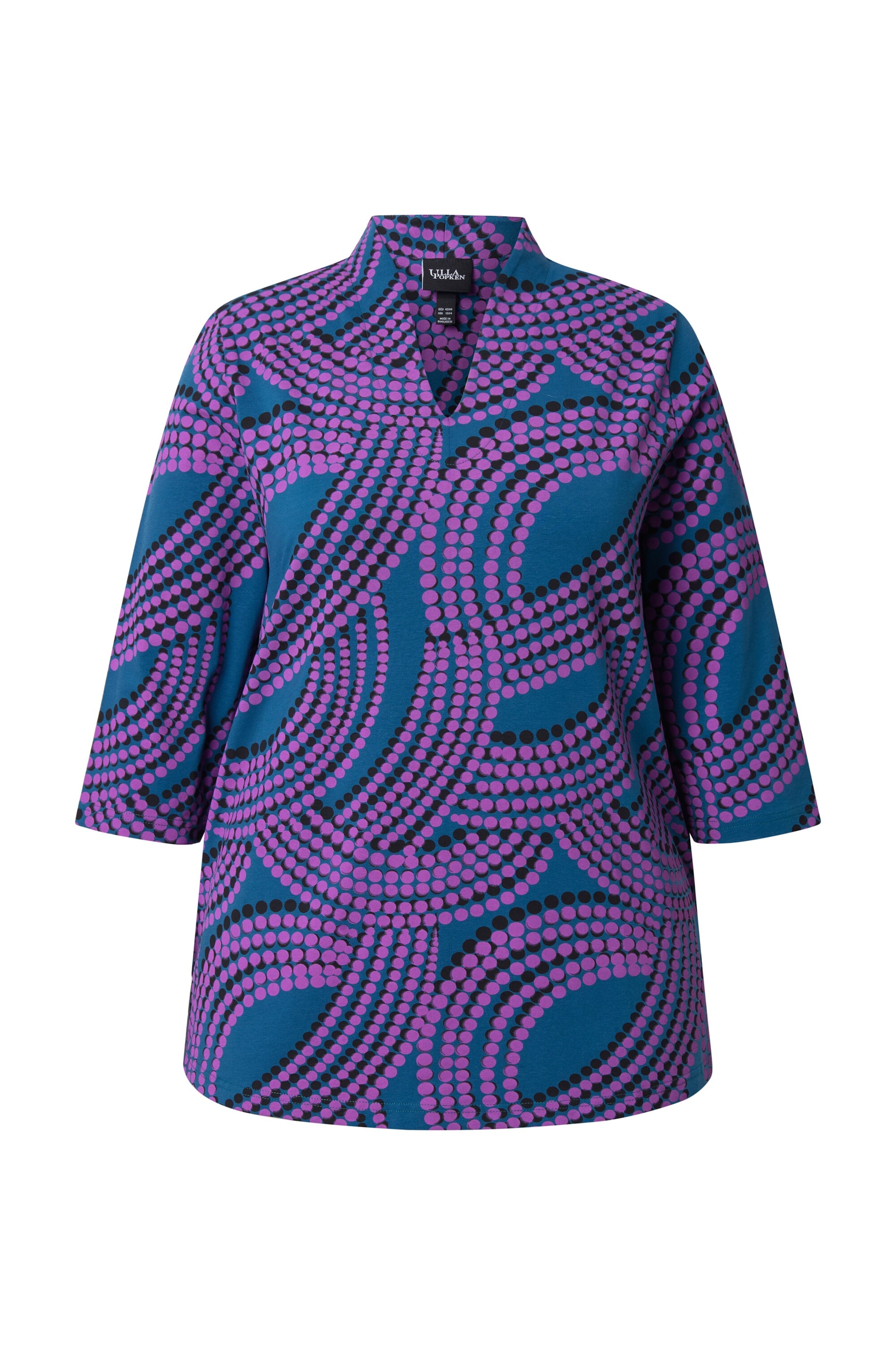 Ulla Popken Shirt in Blauw: voorkant