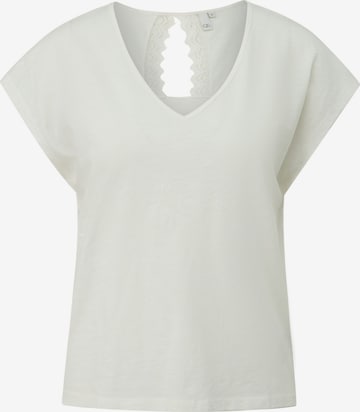 T-shirt QS en bleu : devant