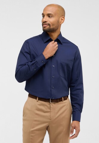 ETERNA Comfort fit Button Up Shirt in Blue: front