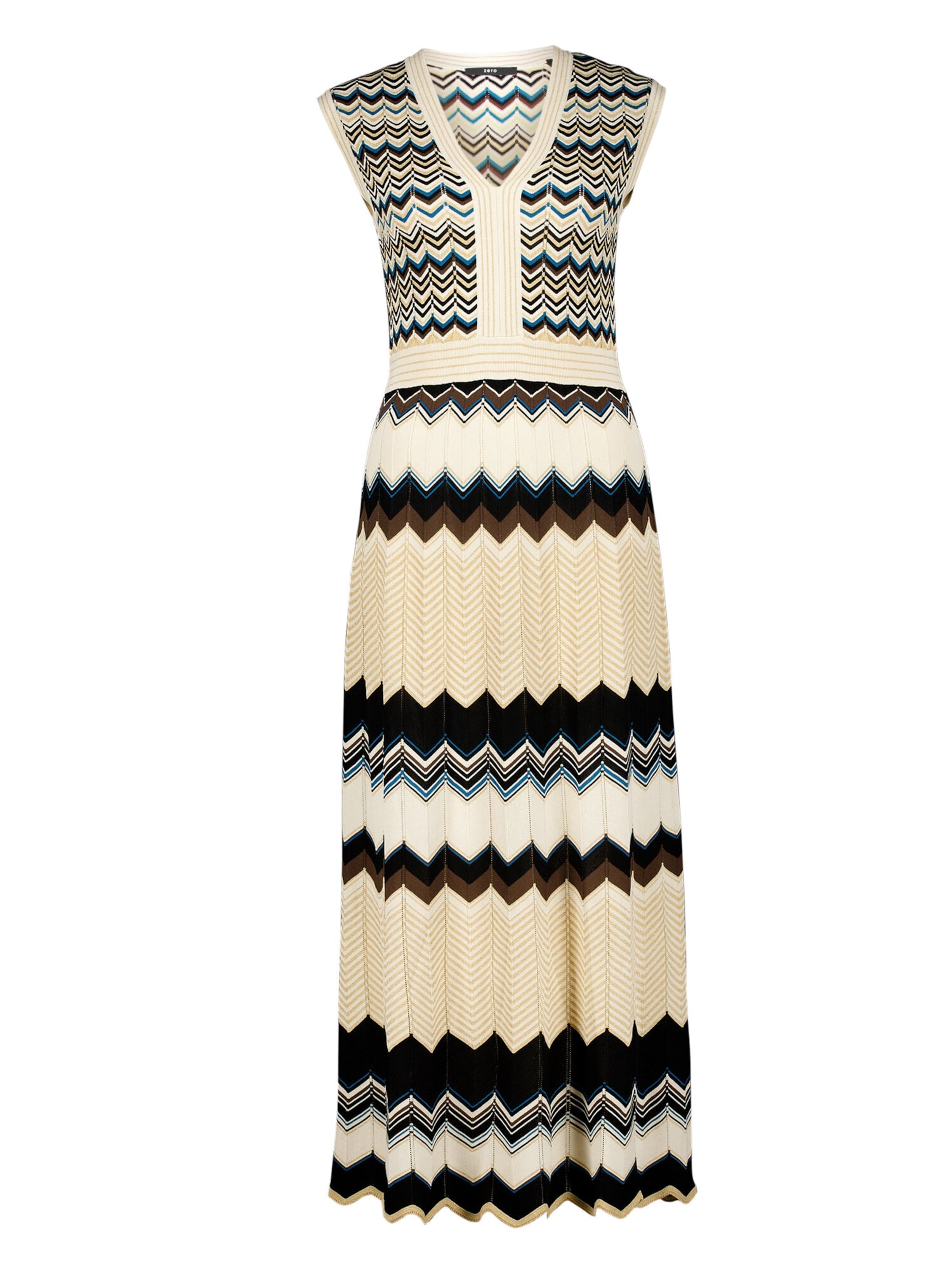 zero Avondjurk in Beige: voorkant