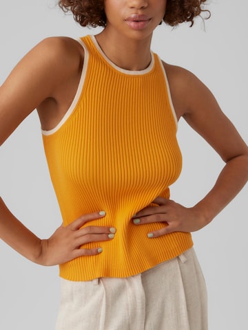 VERO MODA - Top de punto 'Saunter' en amarillo