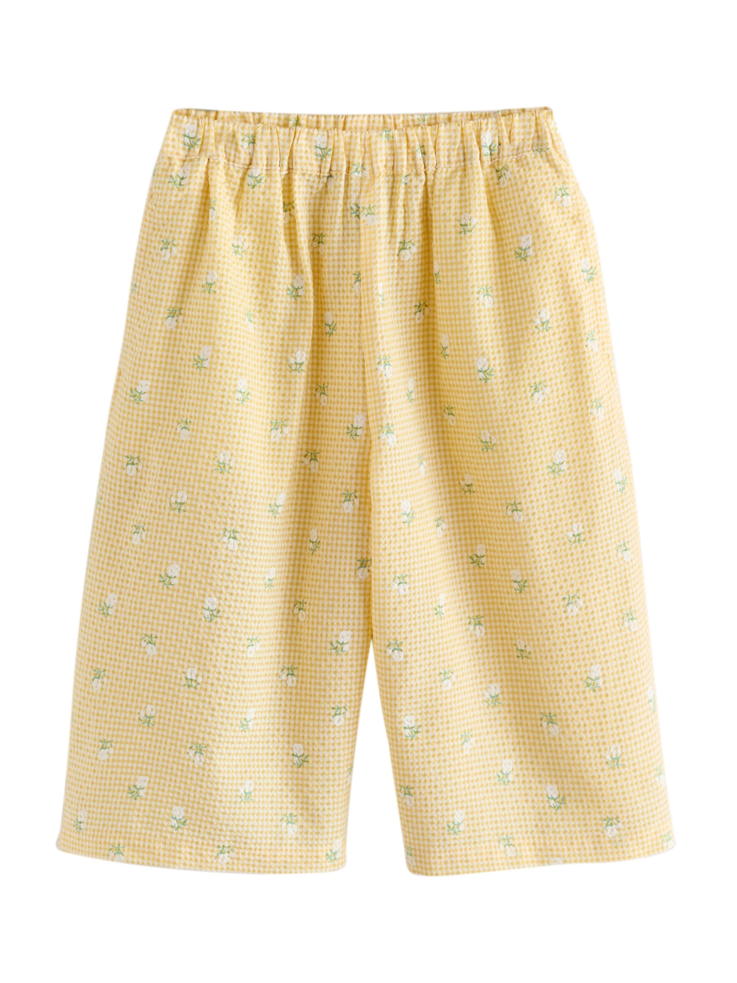 Next Широкий Штаны в Желтый: спереди