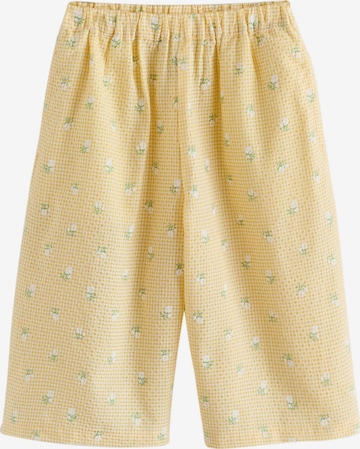 Next Wide Leg Housut värissä keltainen: etupuoli