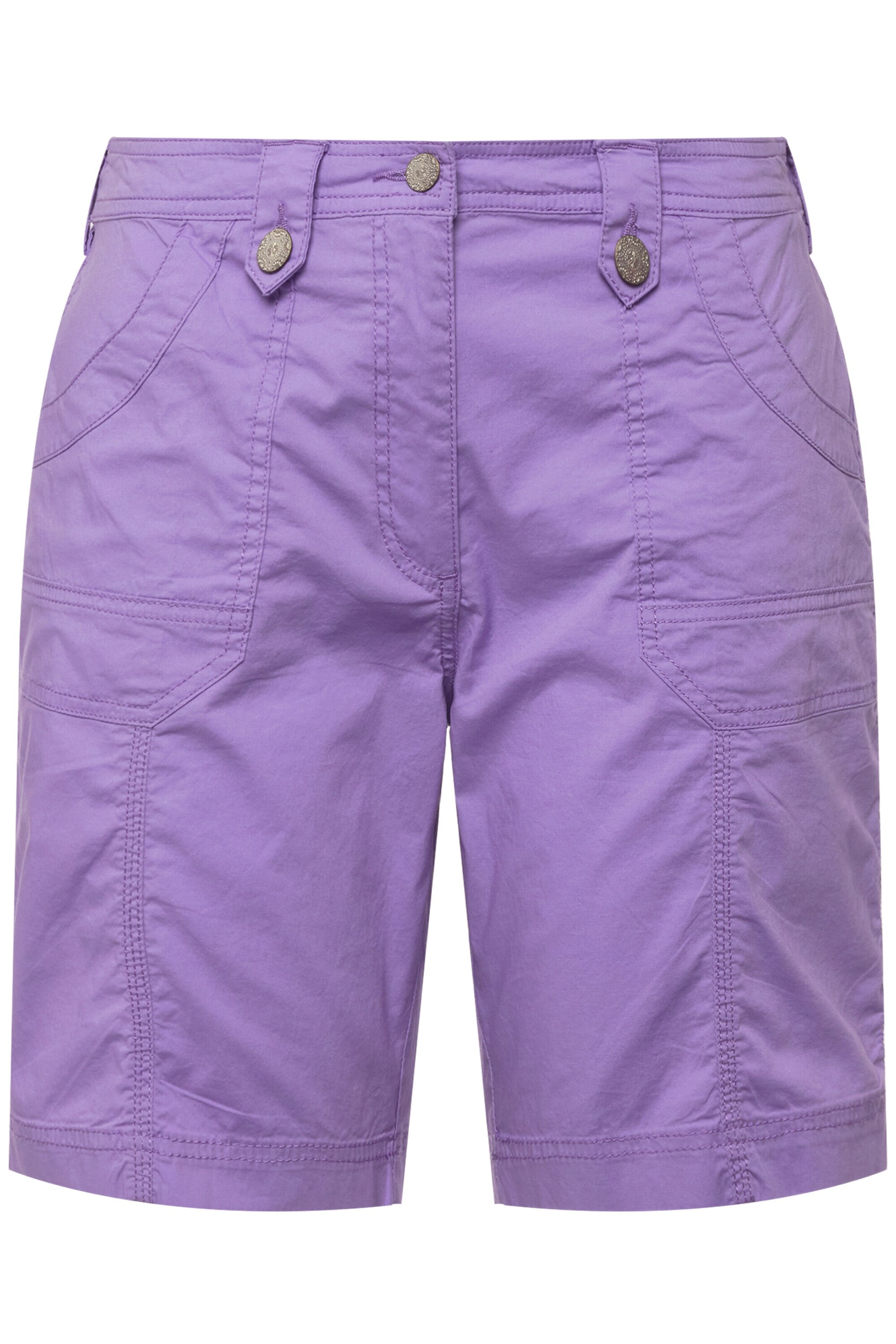 Ulla Popken Regular Hose in Lila: Vorderseite