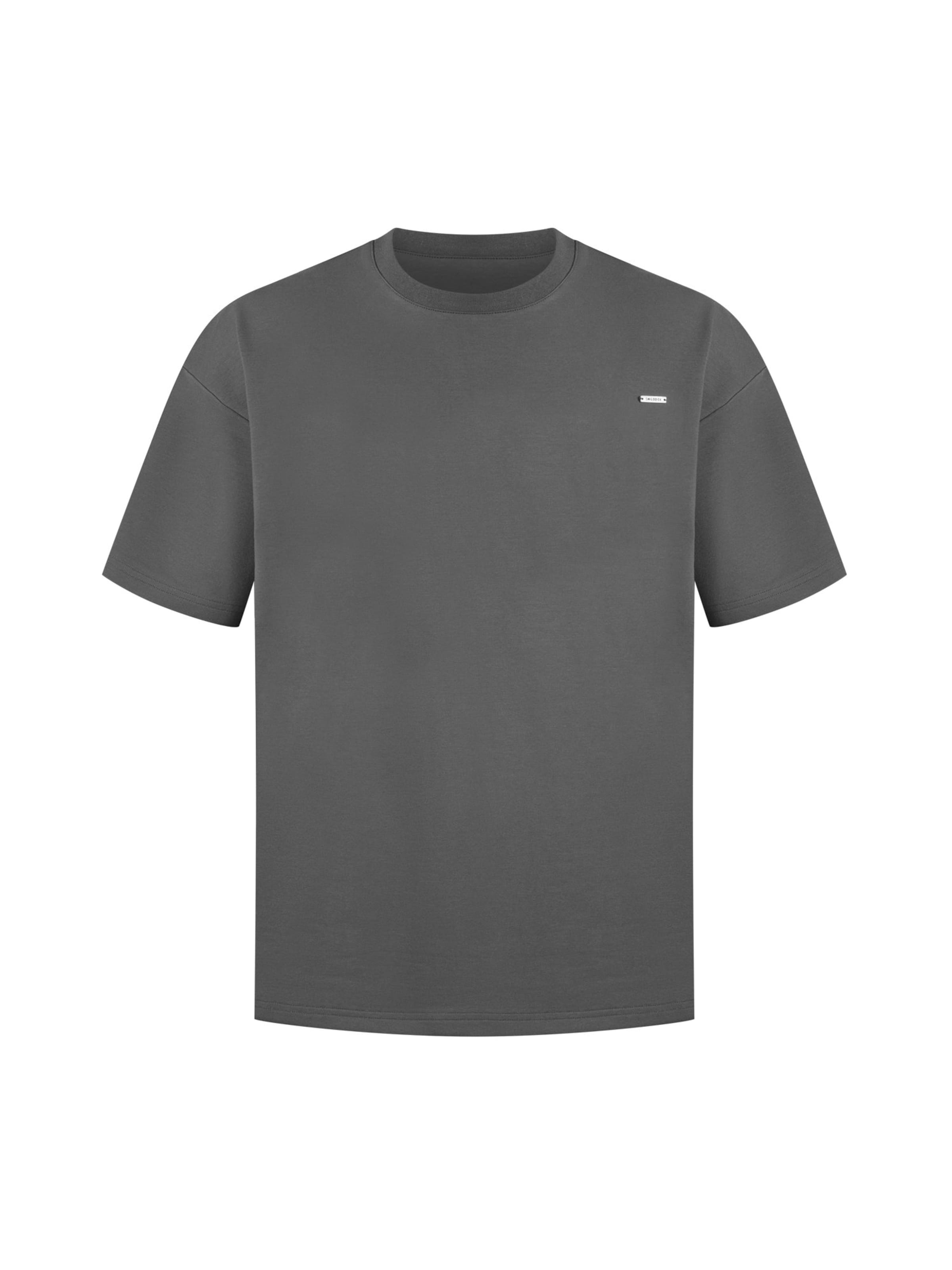 Smilodox Shirt in Grijs: voorkant