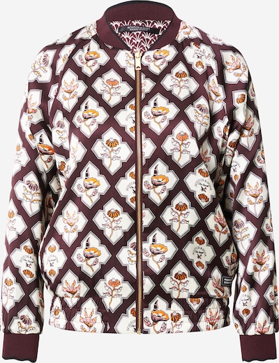 Geacă de primăvară-toamnă SCOTCH & SODA pe maro închis / alb, Vizualizare produs
