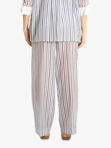 Semicouture Regular Pants 'Lidia' in White
