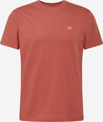 Iriedaily T-shirt 'Turn up' i röd: framsida