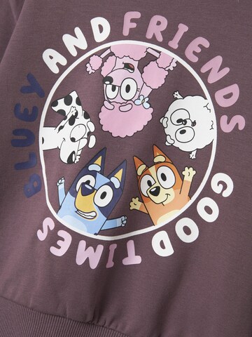 NAME IT Sweatshirt 'Bluey' in Lila