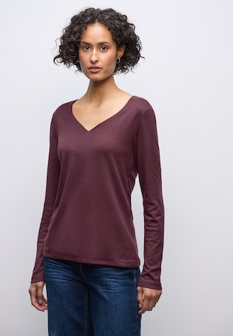 STREET ONE Shirt in Purple: front