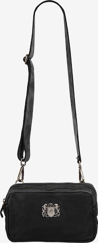 Samantha Look Crossbody Bag in Black: front