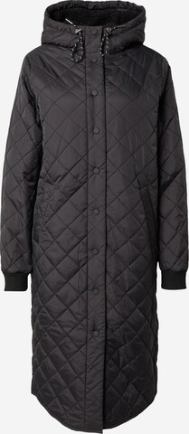 Global Funk Between-Seasons Coat 'Arrow Two-G' in Black: front